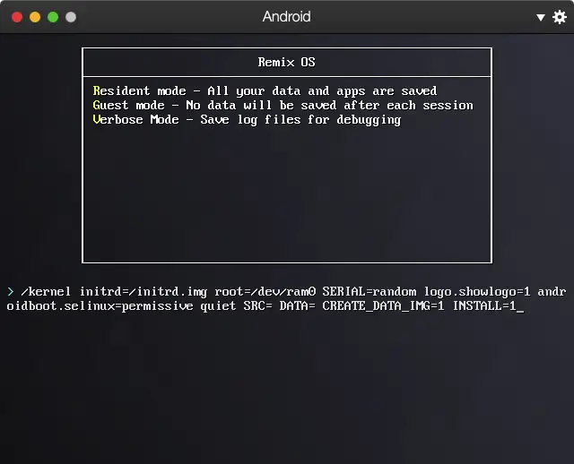 在最后面加 INSTALL=1 并回车