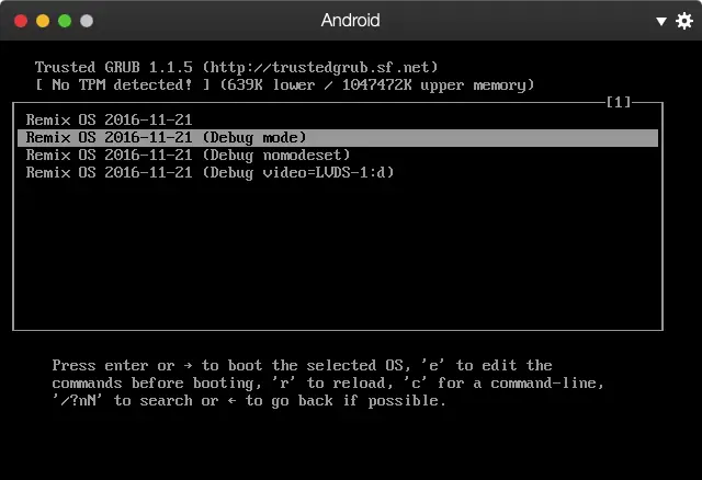 选择第二个选项，回车